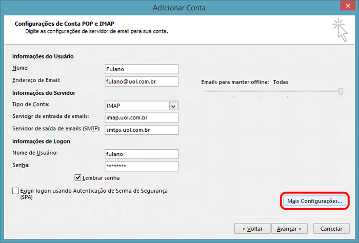 Como Configurar Conta de e-mail UOL HOST na Plataforma 