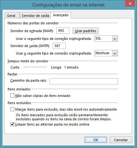 Uol Mail - configurar seu e-mail - Microsoft Community