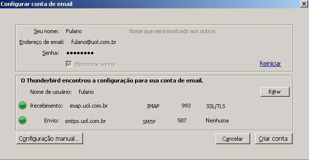 Como solucionar o erro da configuração de e-mail da UOL – Central de Ajuda